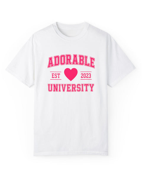 Adorable University T-Shirt White