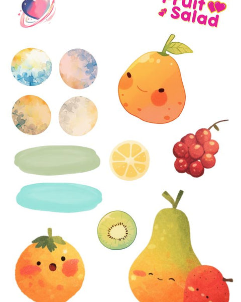 Fruit Salad - Cute Digital Planner Stickers