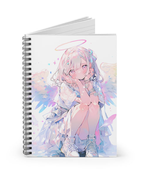 Ordinary Blissful Life - Angel Manga Girl Notebook