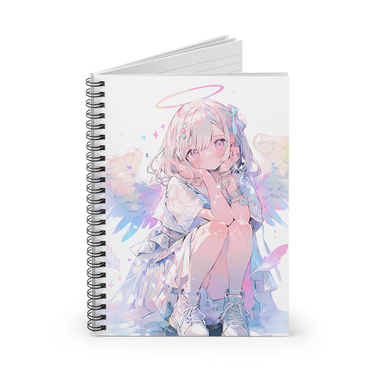 Ordinary Blissful Life - Angel Manga Girl Notebook