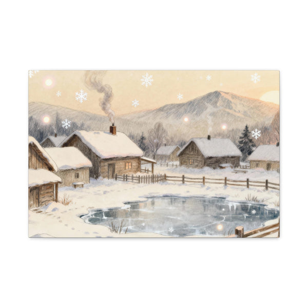 Another Winter - Cozy Anime Canvas Print