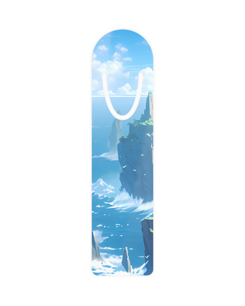 Sea Cliffs - Metal Anime Bookmark