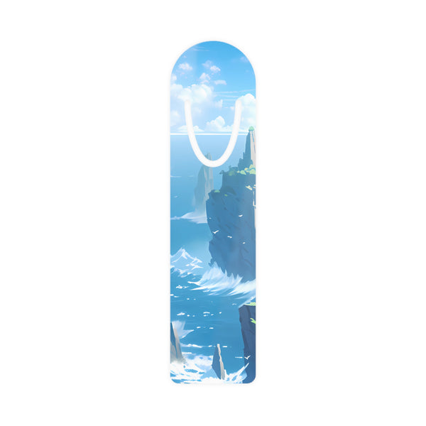 Sea Cliffs - Metal Anime Bookmark