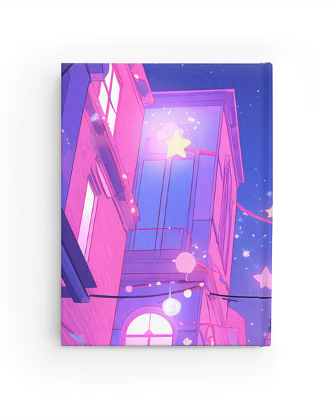Anime Lofi Night Aesthetic - Dream Journal Hardcover