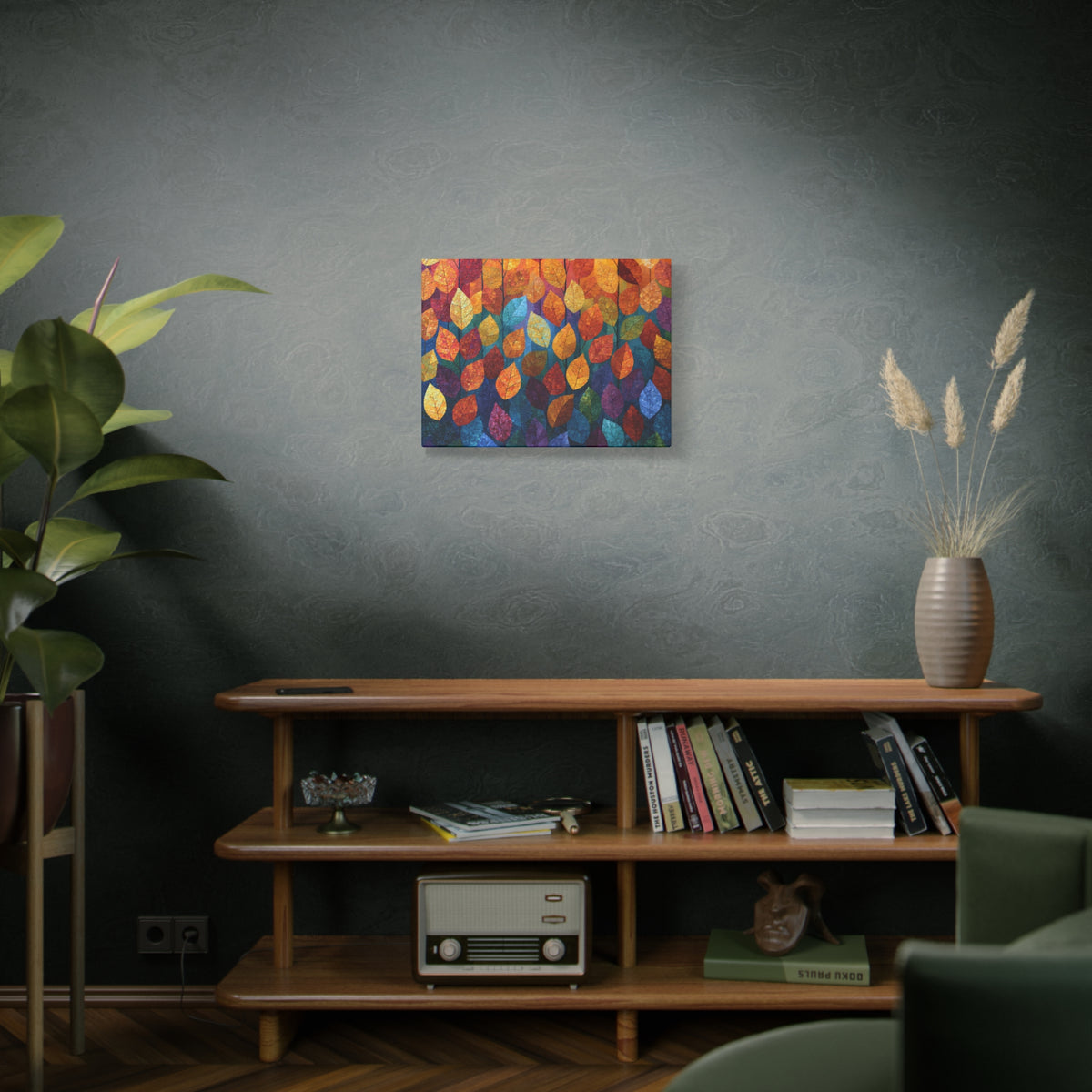 Autumn Mosaic - Textured Fall Wall Art