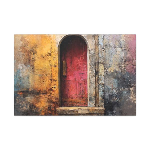 Old Entrance - Abstract Textured Wall Art