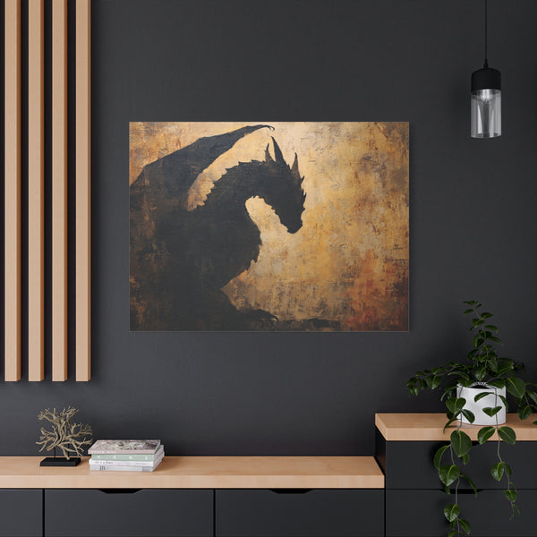 Elder Dragon - Textured Fantasy Wall Art