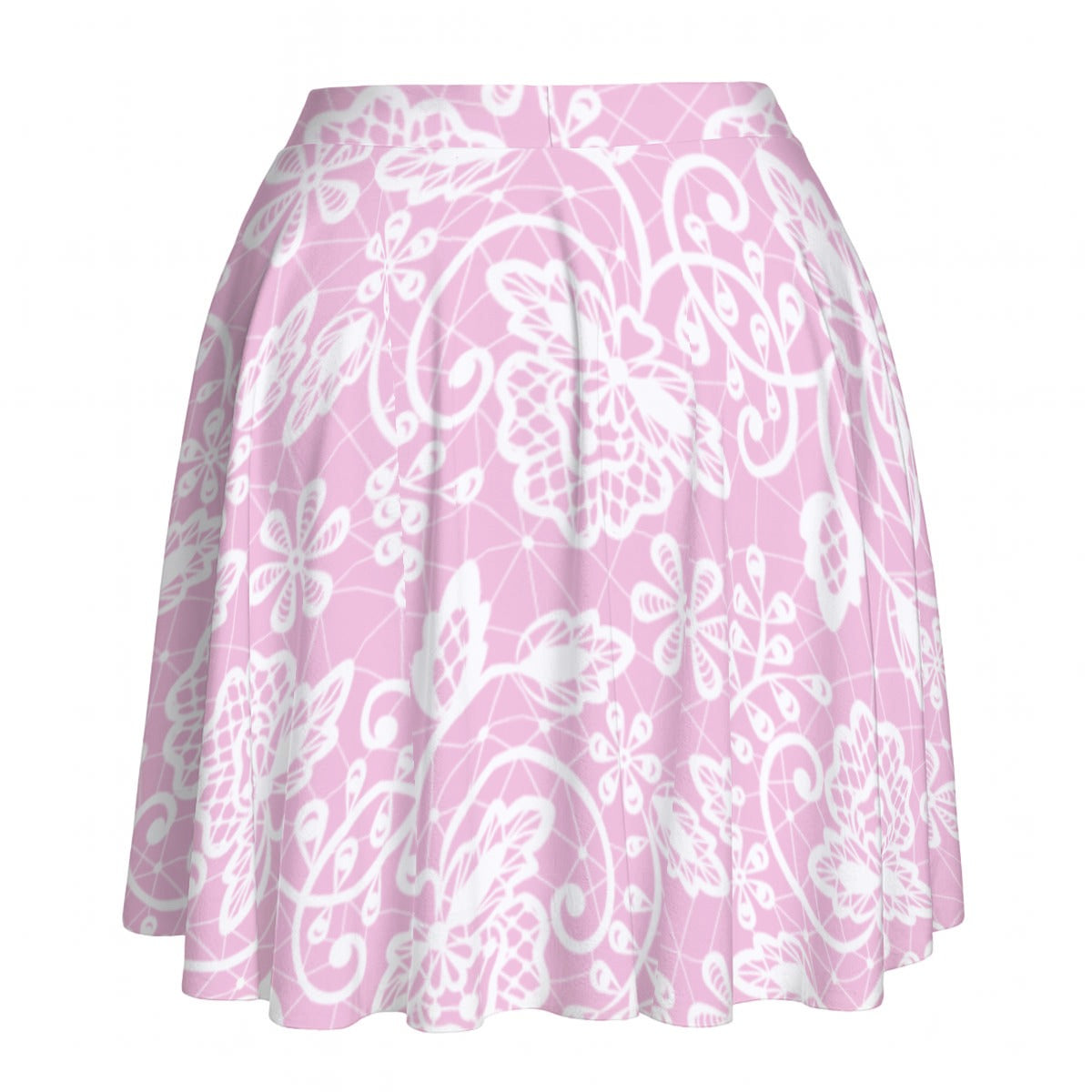 Spring Alchemy - Pastel Pink Skater Skirt