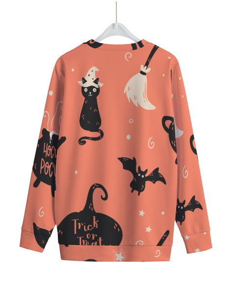 Bats and Broomsticks - Cute Halloween Sweatshirt