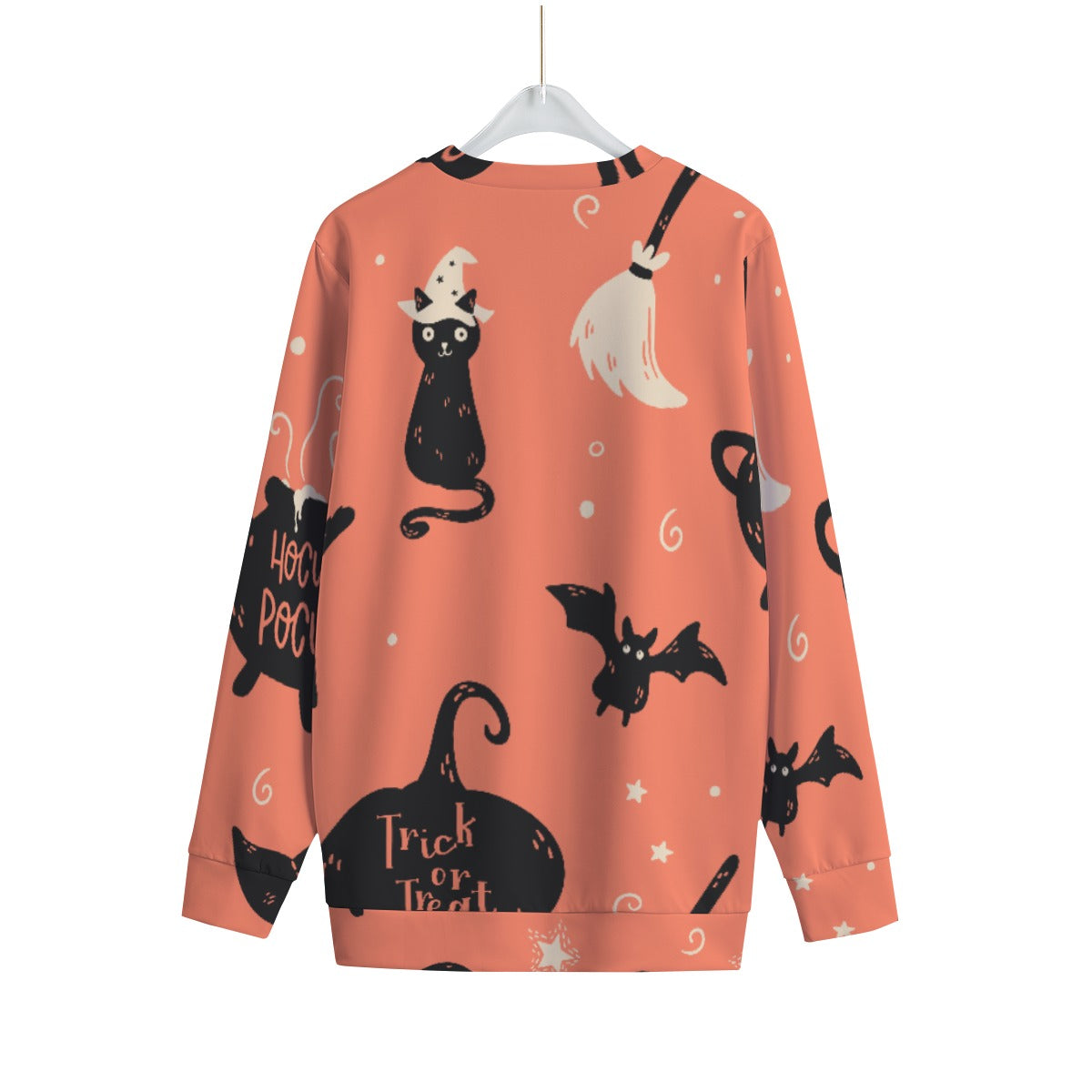 Bats and Broomsticks - Cute Halloween Sweatshirt