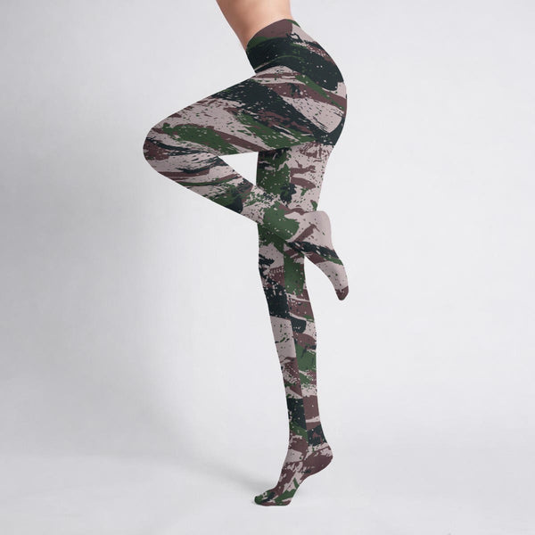 Woodland Muse - Anime Camo Tights