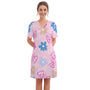 Summer of Love - Cotton V-Neck T-Shirt Dress