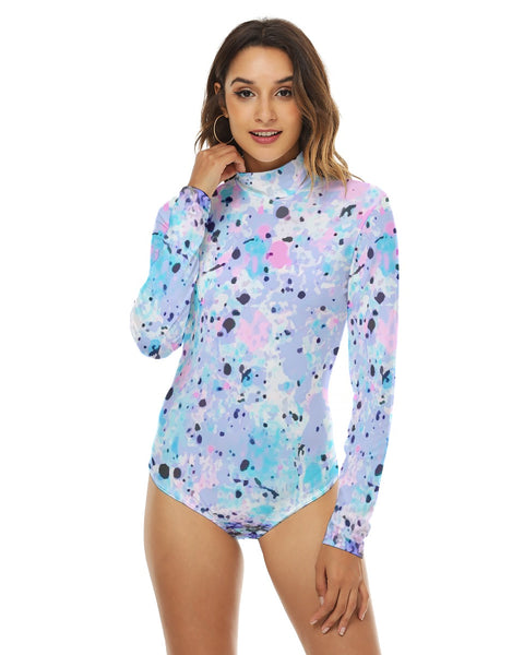 Paint Splash - Cute Long Sleeve Bodysuit