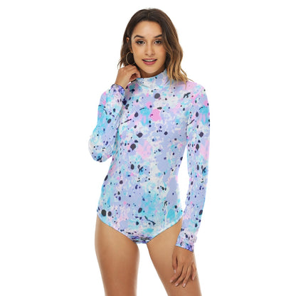 Paint Splash - Cute Long Sleeve Bodysuit