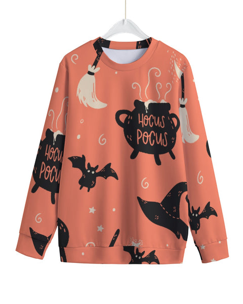 Bats and Broomsticks - Cute Halloween Sweatshirt