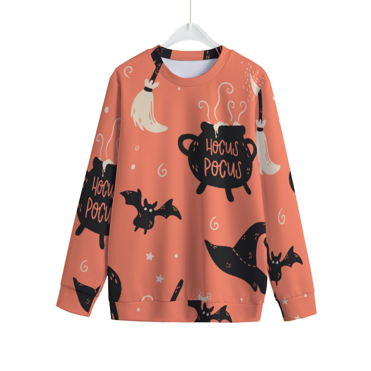 Bats and Broomsticks - Cute Halloween Sweatshirt