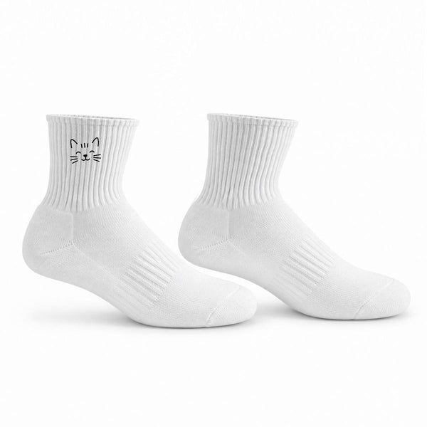 Eye Smile - Cute Embroidered Socks