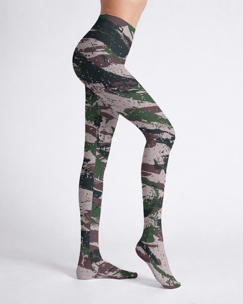 Woodland Muse - Anime Camo Tights