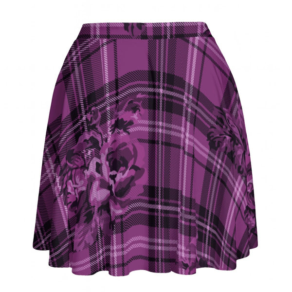 Violet Rose - Plaid Skater Skirt