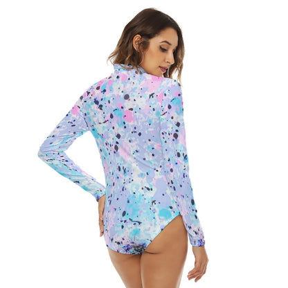 Paint Splash - Cute Long Sleeve Bodysuit