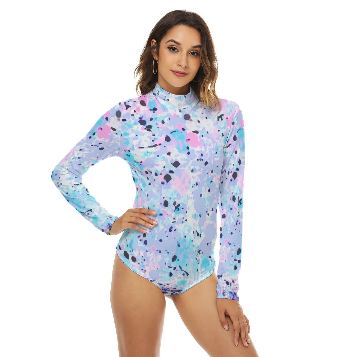 Paint Splash - Cute Long Sleeve Bodysuit