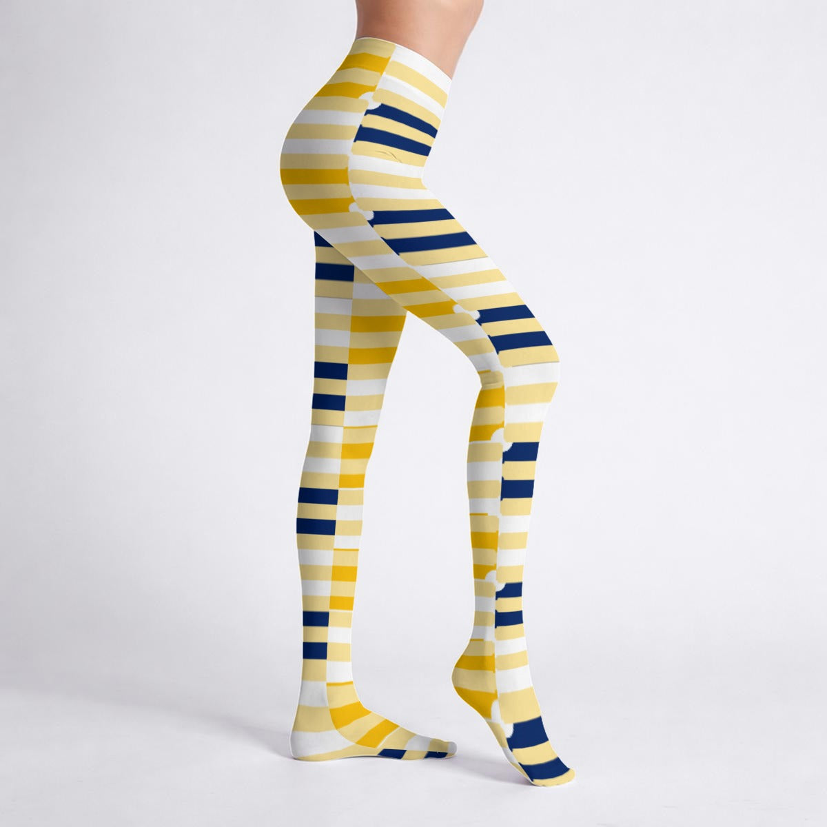Butter Cake - Whimsical Striped Tights
