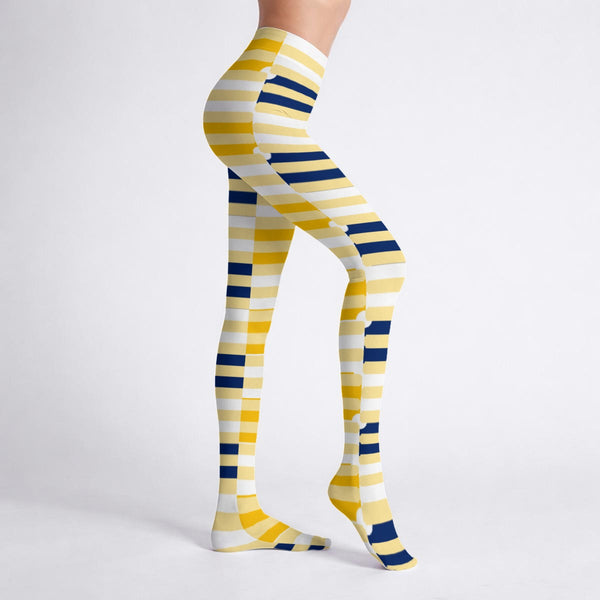 Butter Cake - Whimsical Striped Tights