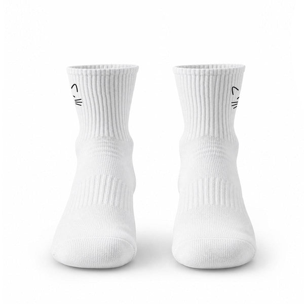 Eye Smile - Cute Embroidered Socks