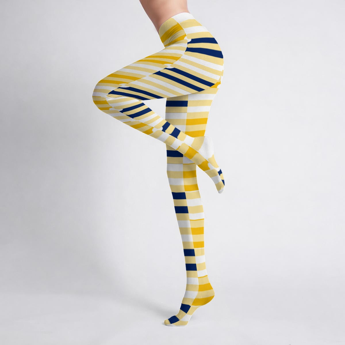 Butter Cake - Whimsical Striped Tights