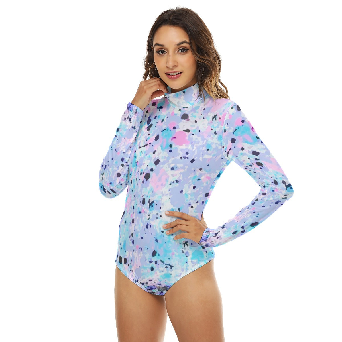 Paint Splash - Cute Long Sleeve Bodysuit