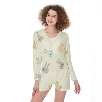 Sleepy Bunny - Cute Pajama Romper