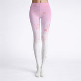 pink and white cherry blossom anime tights