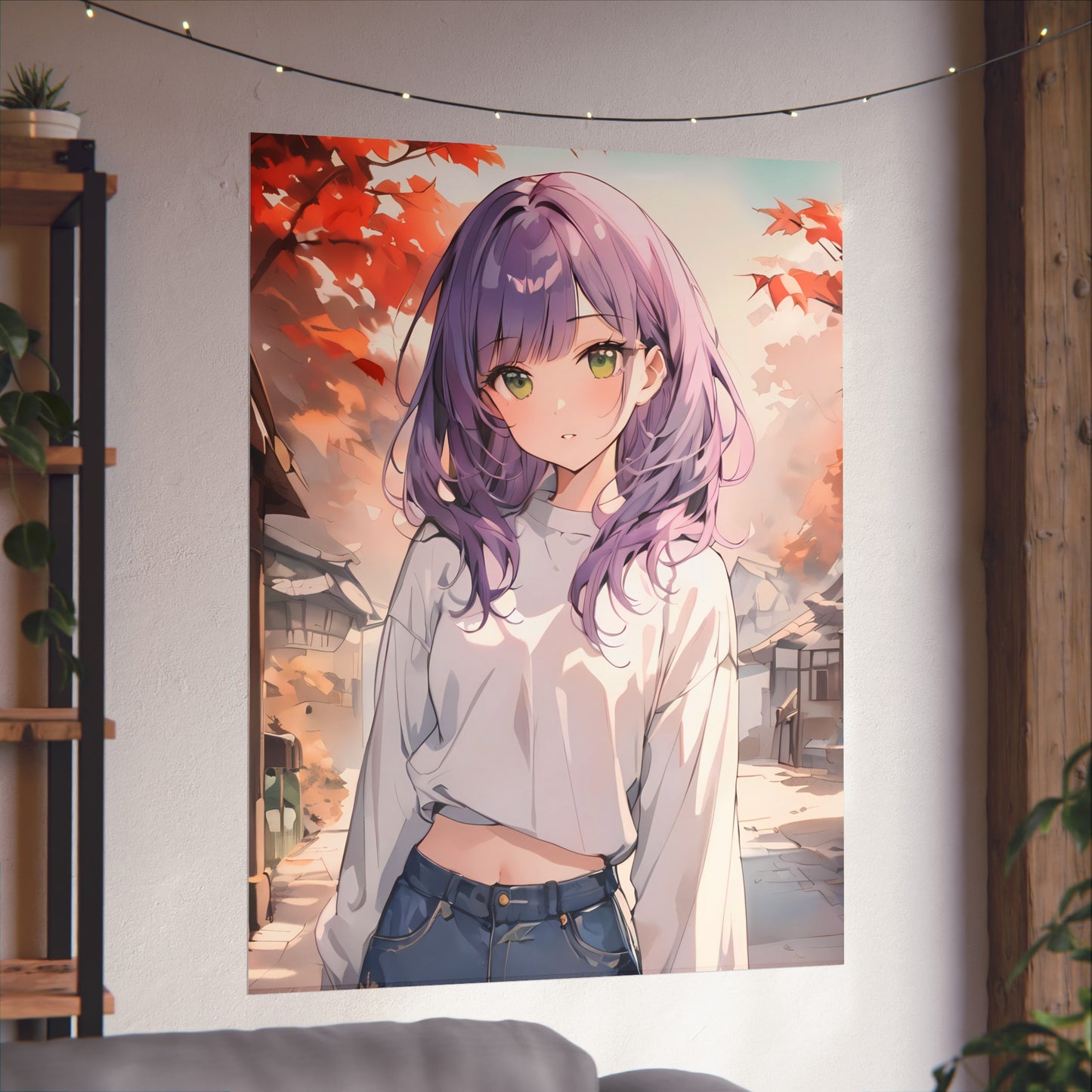 October Stories - Cute Anime Girl Poster