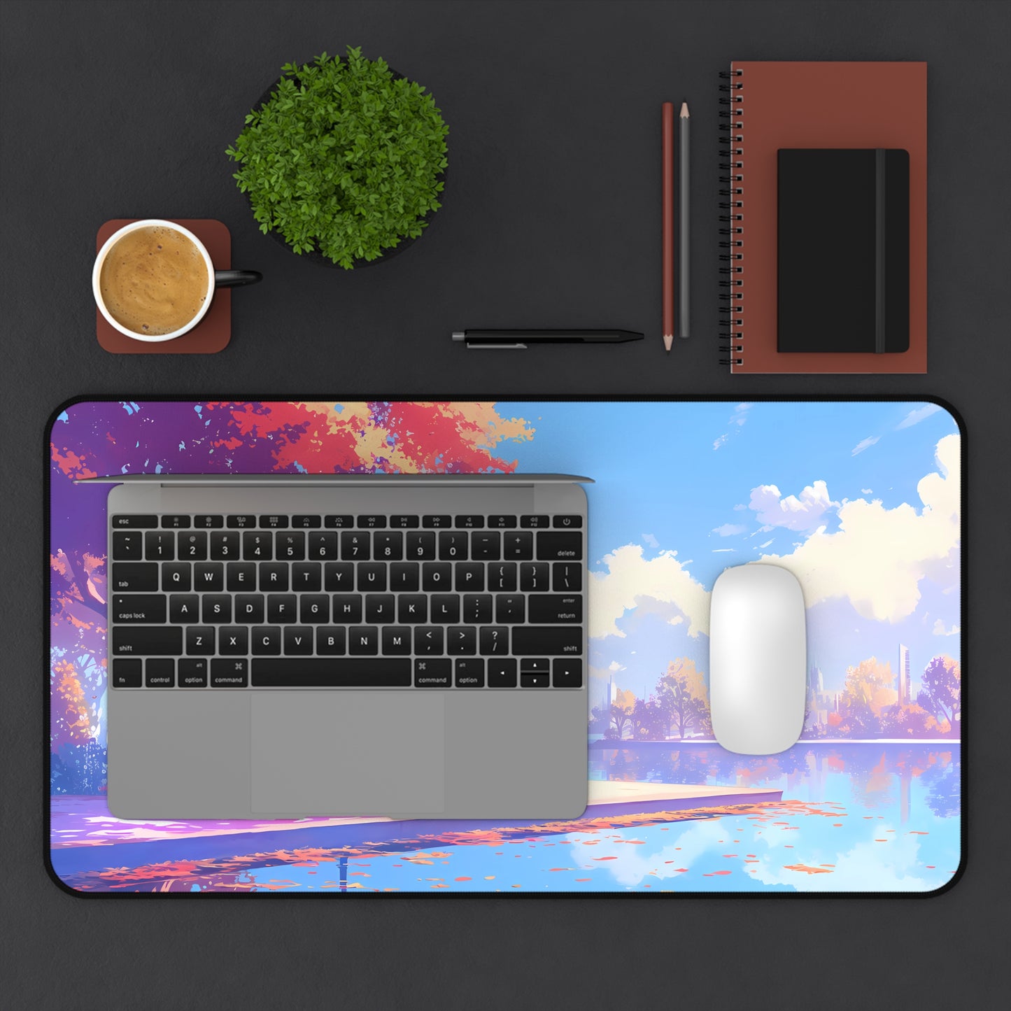 Autumn's Arrival - Fall Anime Desk Mat