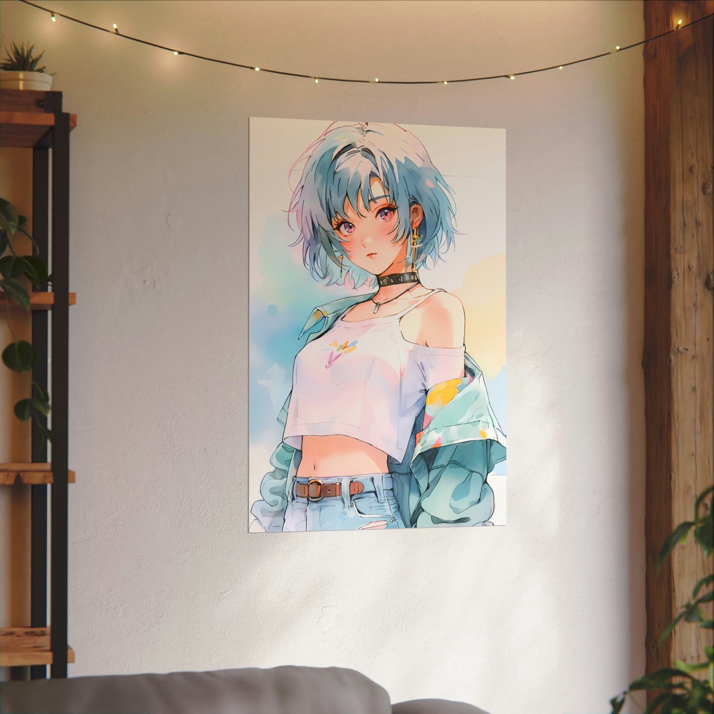 Calista Rainbow-Eyed Girl Anime Poster