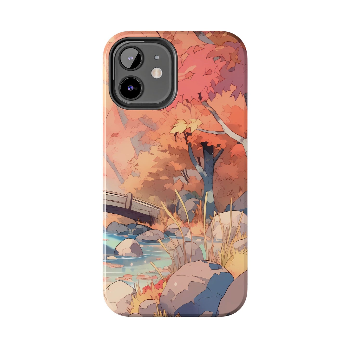 Amberglow - Anime Fall Phone Case