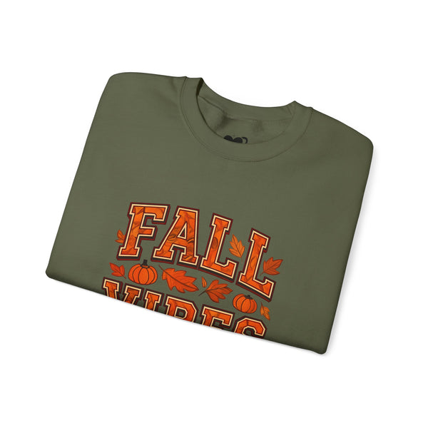 Fall Vibes - Cute Fall Graphic Sweatshirt