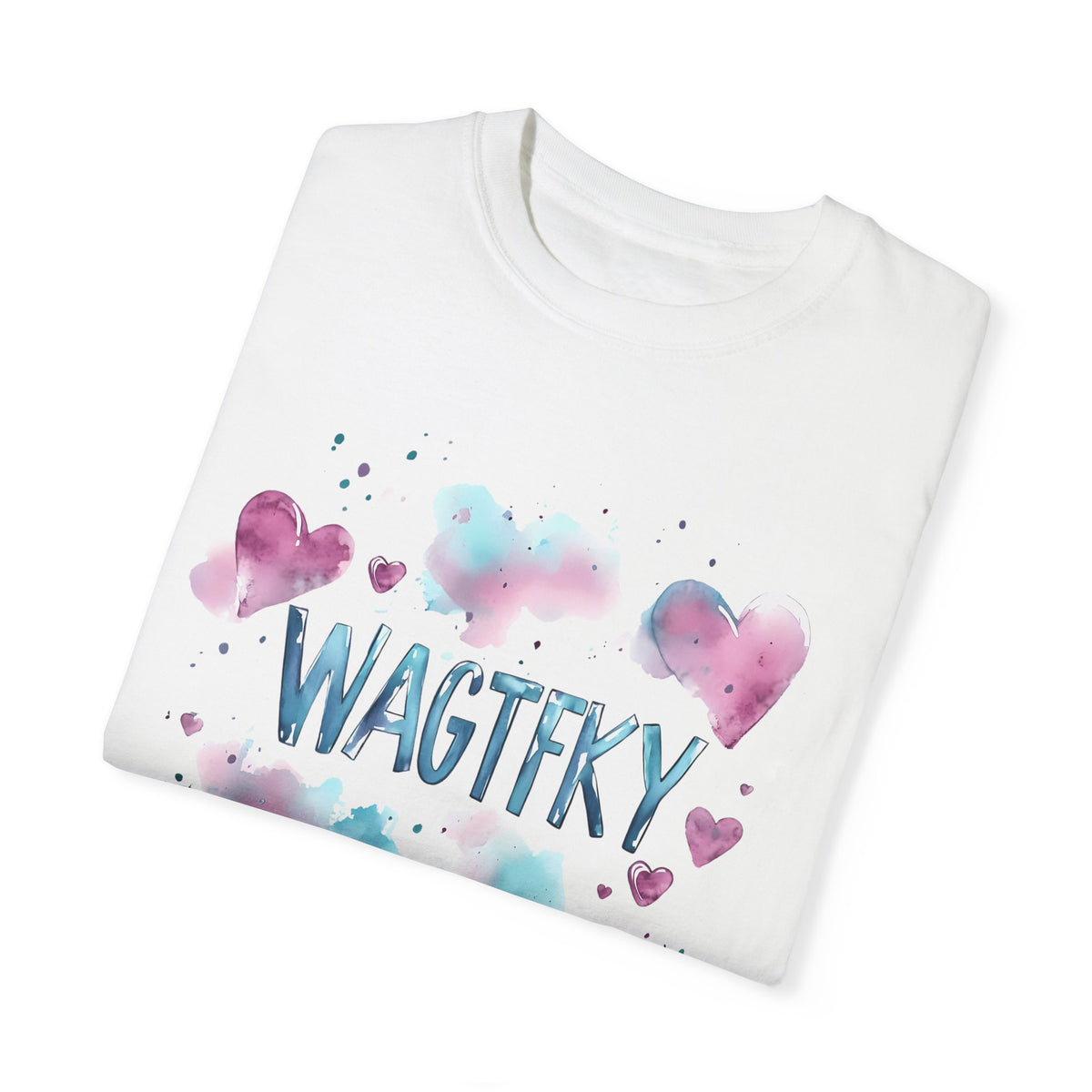 WAGTFKY - Cute T-Shirt With Hearts