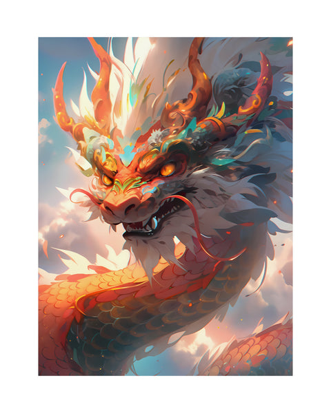 Great Chinese Dragon Anime Poster