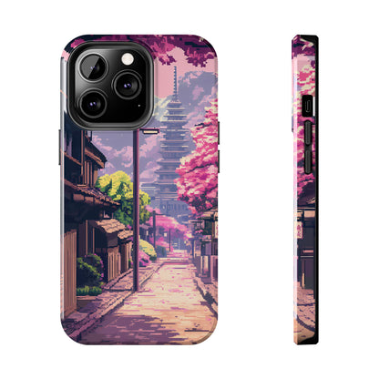 Temple Street - Anime Cherry Blossom Phone Case