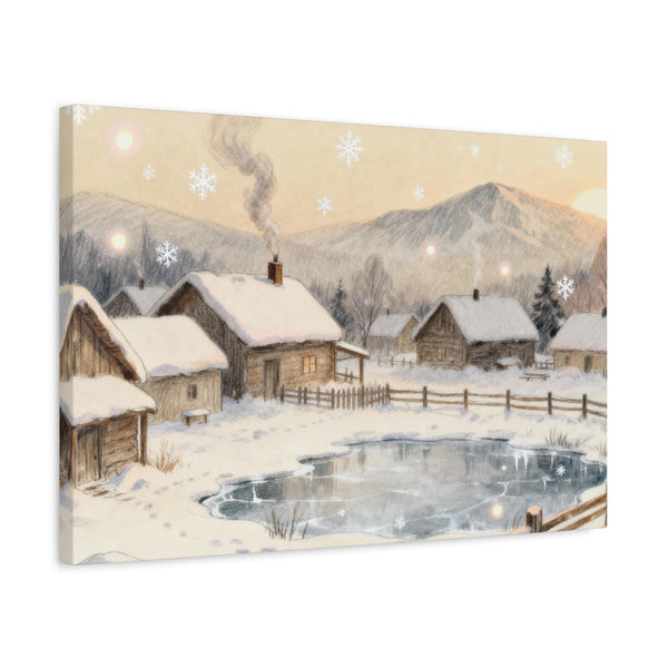 Another Winter - Cozy Anime Canvas Print