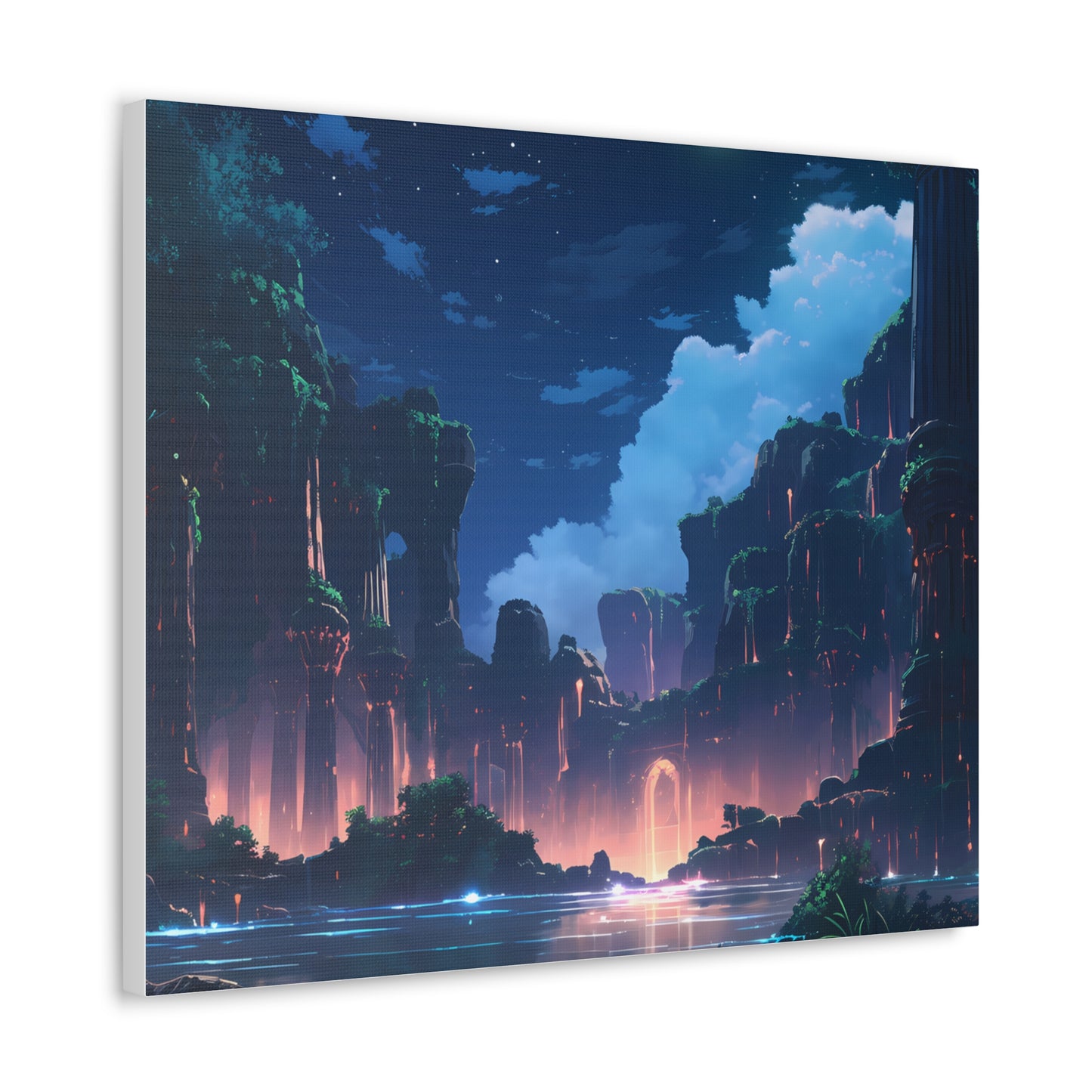 Night Magic - Anime Canvas Print