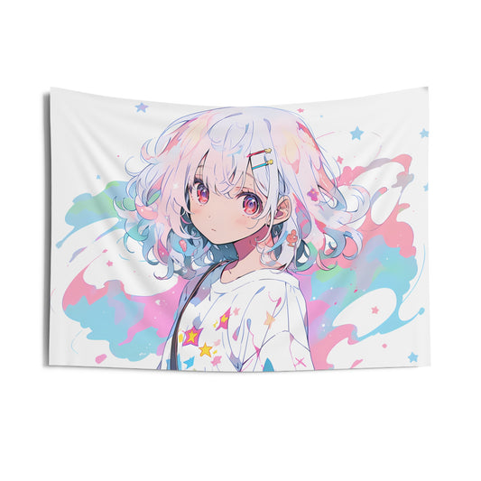 Just a Magical Girl - Cute Anime Tapestry