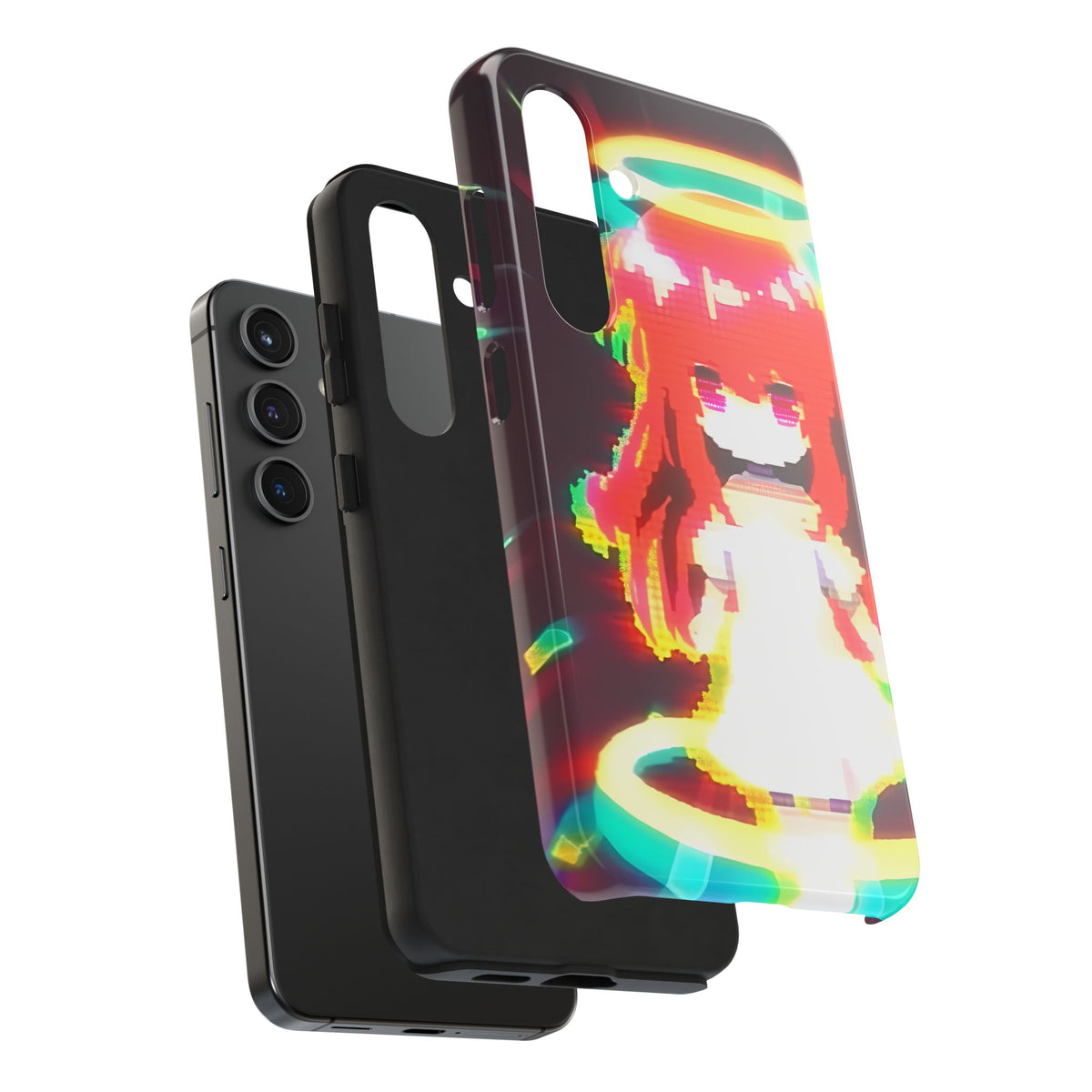 Pixelated Soul - Cute Anime Phone Case