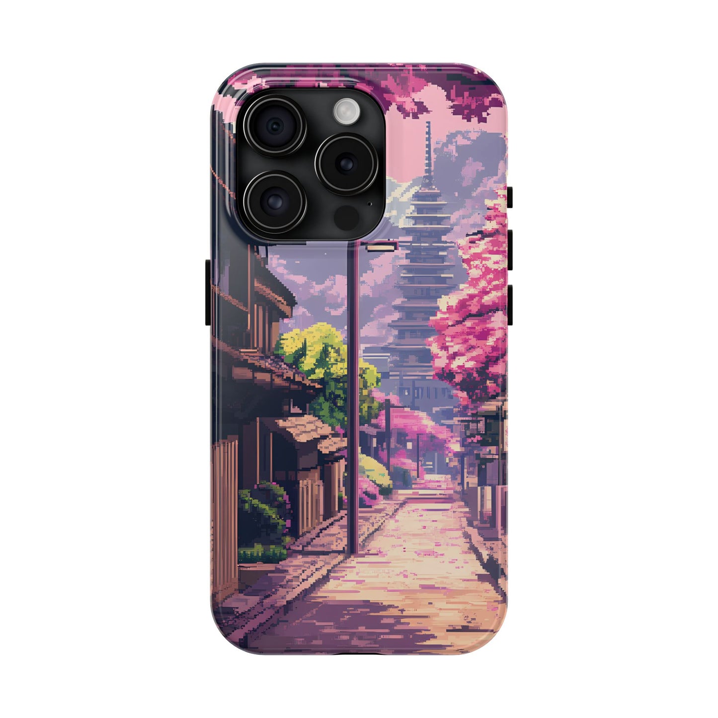 Temple Street - Anime Cherry Blossom Phone Case