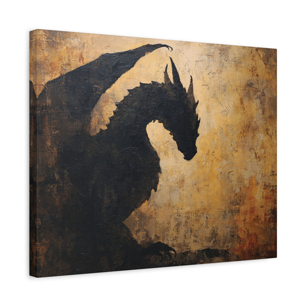 Elder Dragon - Textured Fantasy Wall Art