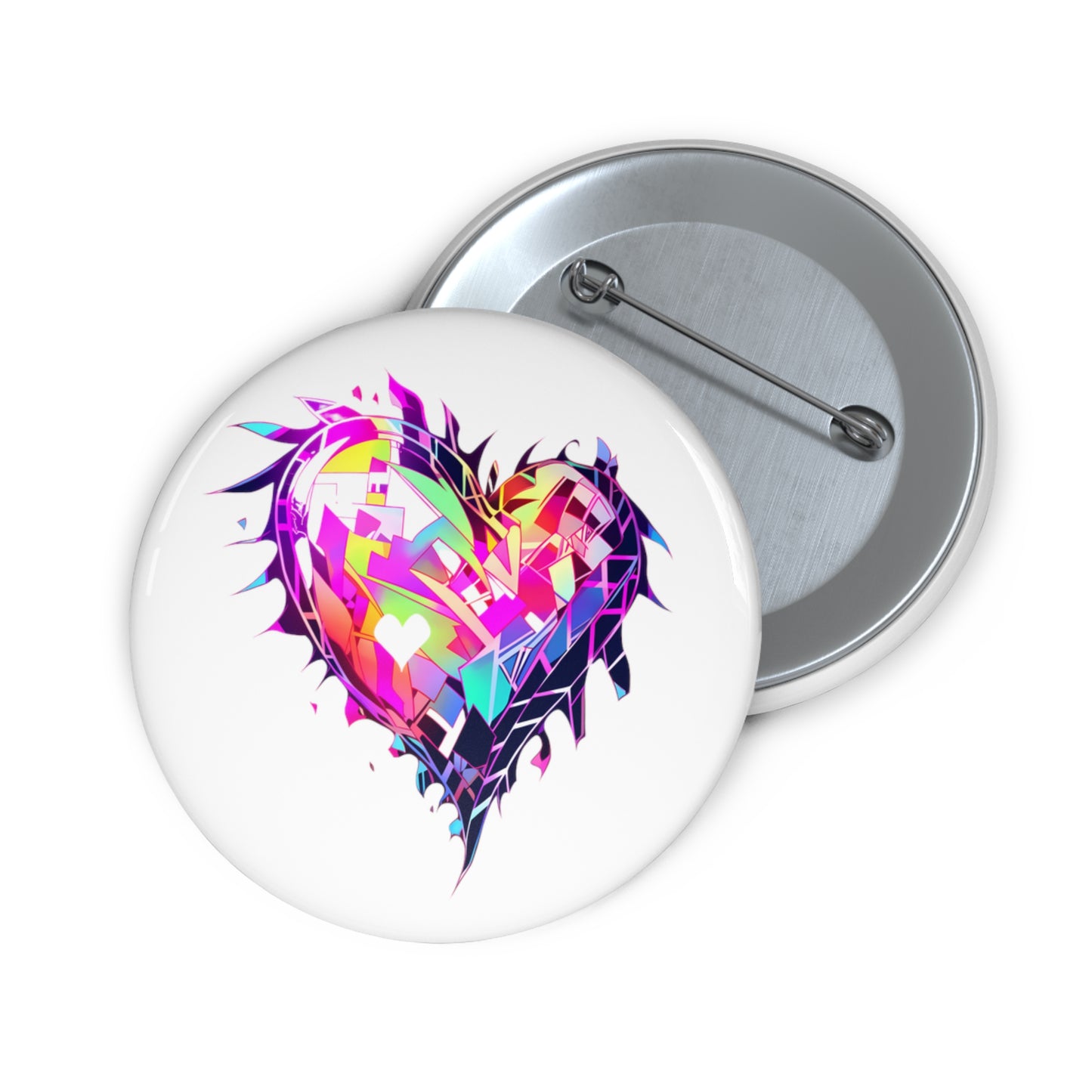 Crystal Heart Clan - Anime Button Pin