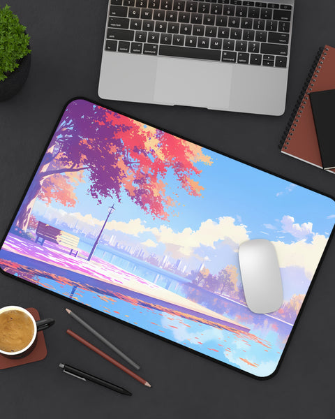 Autumn's Arrival - Fall Anime Desk Mat