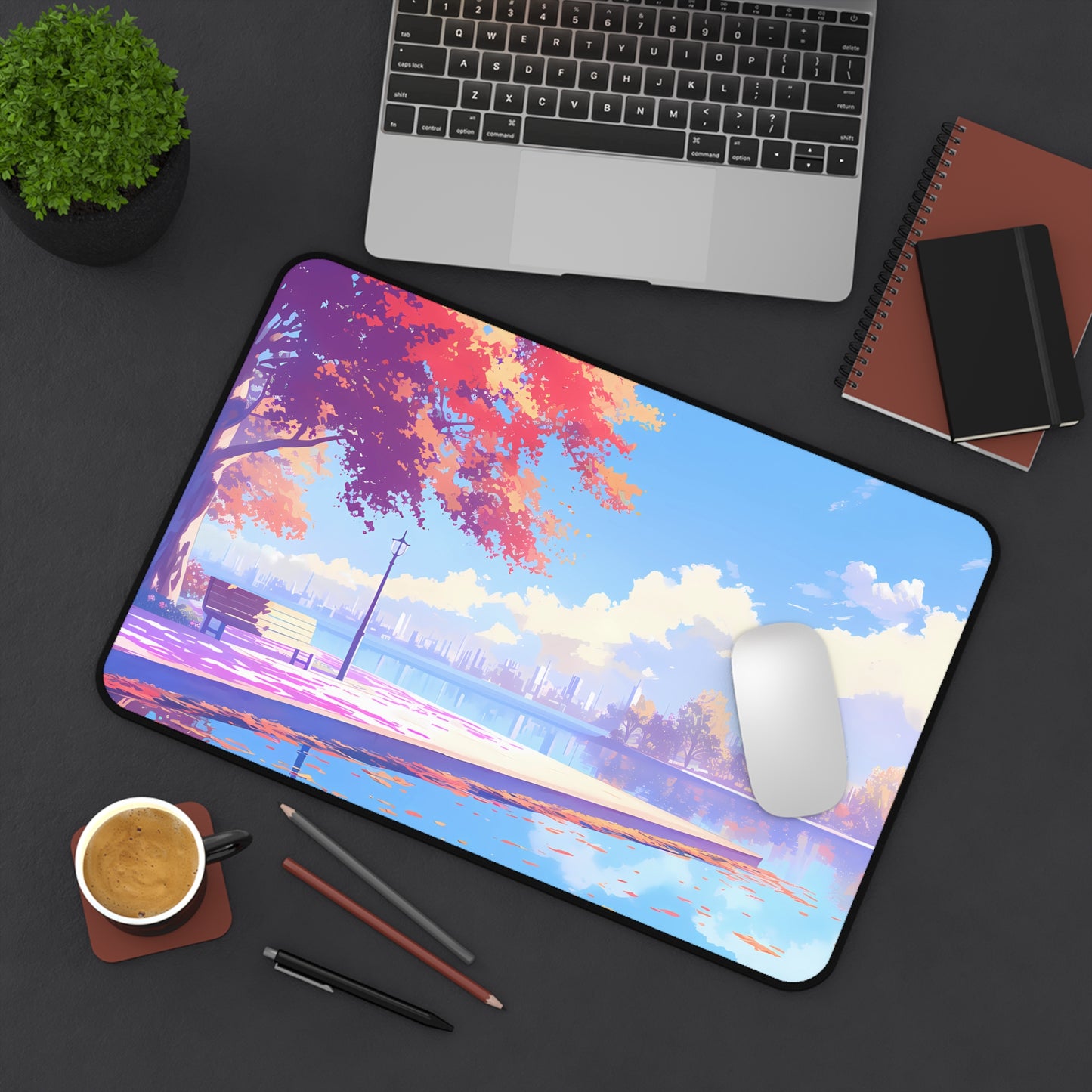 Autumn's Arrival - Fall Anime Desk Mat