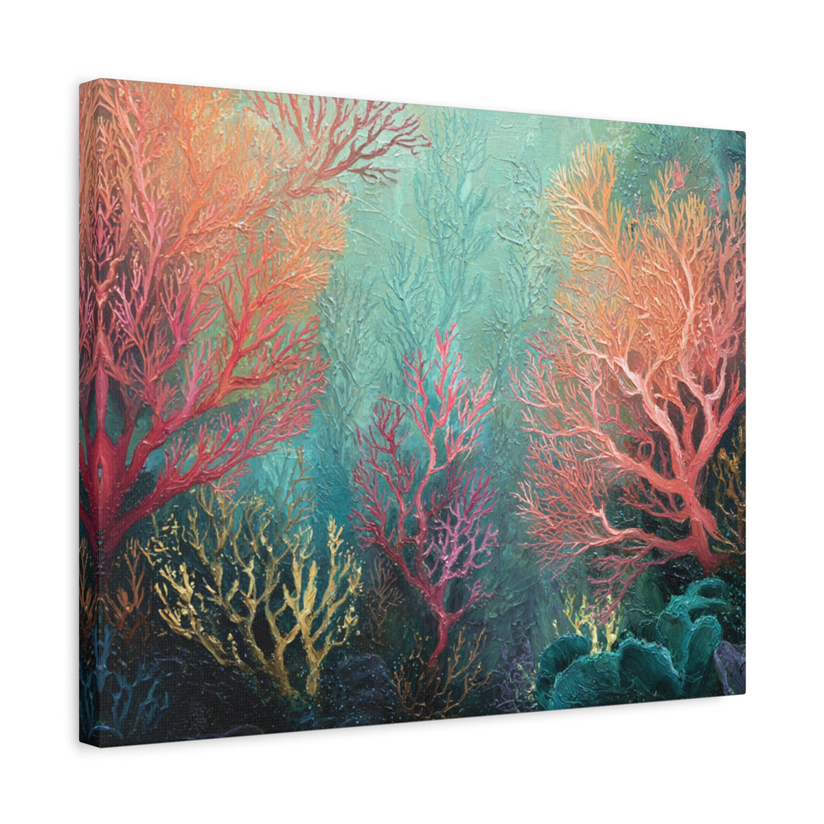 Rainbow Reef - Textured Undersea Wall Art